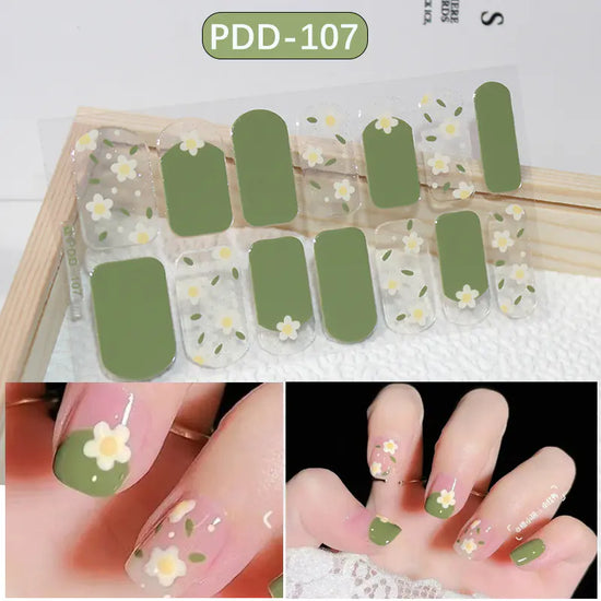 Autocollants pour Ongles 3D Étanches pour Printemps / Été